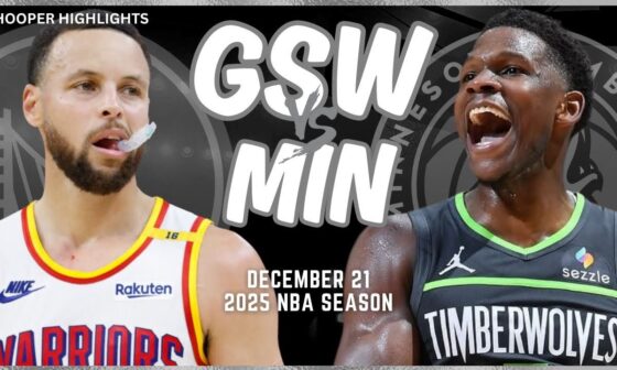 Golden State Warriors vs Minnesota Timberwolves Full Game Highlights | Dec 21 | 2025 NBA Season