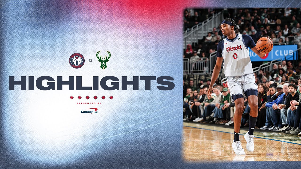 Highlights: Washington Wizards at Milwaukee Bucks | 12.21.24