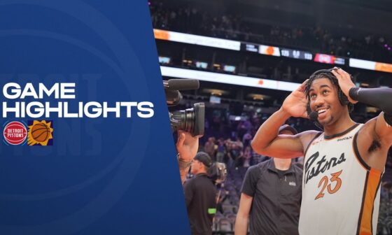 GAME HIGHLIGHTS: Pistons Win in Phoenix