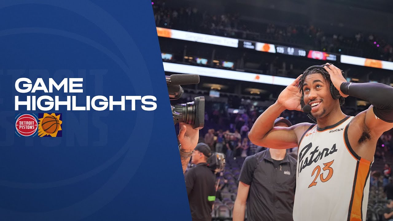 GAME HIGHLIGHTS: Pistons Win in Phoenix