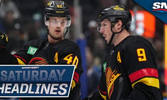 Saturday Headlines: Canucks Ask Elias Pettersson And J.T. Miller To Sort It Out