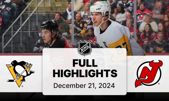 NHL Highlights | Penguins vs. Devils - December 21, 2024