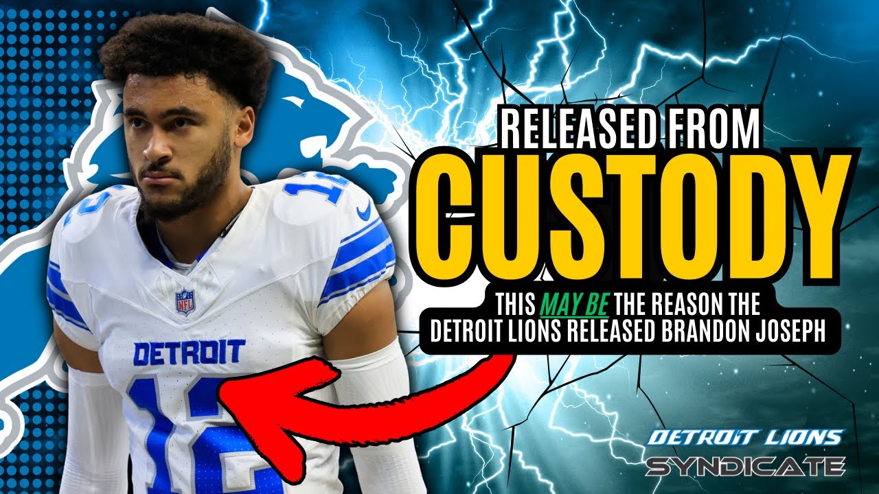 The REASON S Brandon Joseph Was MOST LIKELY RELEASED By The Detroit Lions!