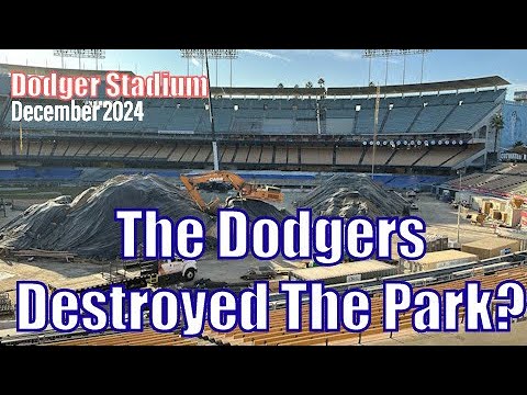 Dodger Stadium Off Season Construction 2024