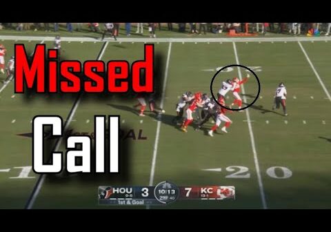 Multiple missed calls allow a TD to stand | Houston Texans Vs Kansas City Chiefs