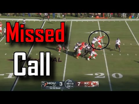 Multiple missed calls allow a TD to stand | Houston Texans Vs Kansas City Chiefs