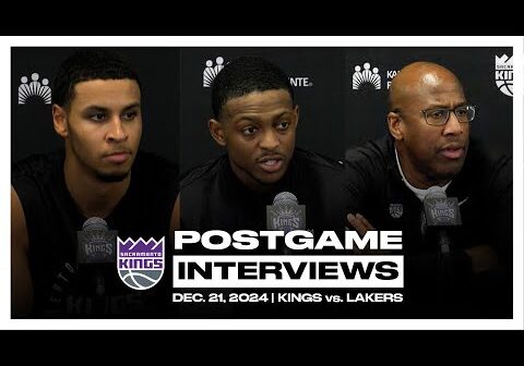 Keegan Murray, De’Aaron Fox & Coach Brown | Postgame Pressers 12.21.24