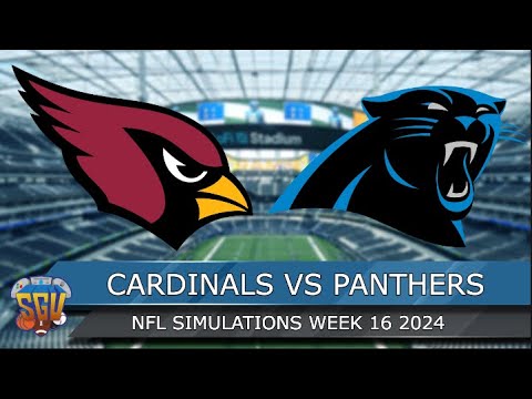 Arizona Cardinals vs Carolina Panthers - NFL Week 16 2024 Full Game Highlights (Madden 25 Sim)