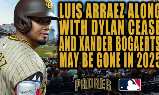 PADRES MAY BE WITHOUT ARRAEZ, BOGAERTS, CEASE IN 2025