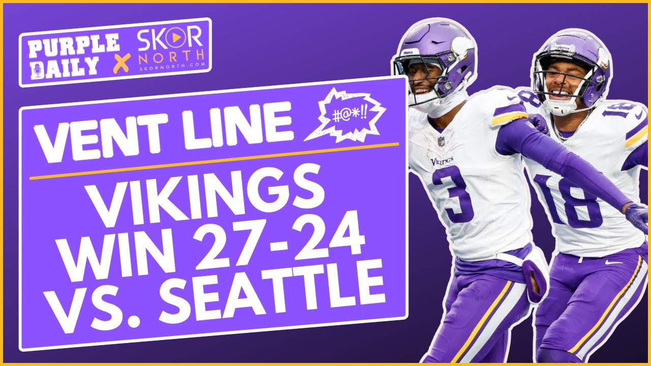 Minnesota Vikings WIN 27-24 over Seattle Seahawks