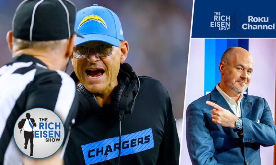 What Jim Harbaugh & the Chargers Proved in Their TNF Comeback Win vs Broncos | The Rich Eisen Show