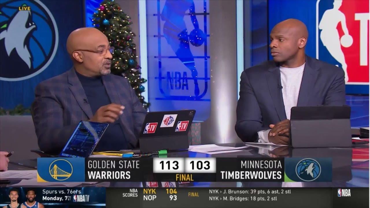 NBA Gametime reacts to Golden State Warriors beat Minnesota Timberwolves 113-103; Steph Curry 31 Pts