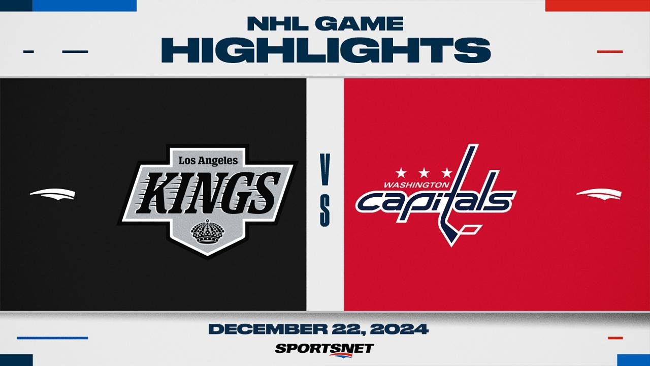 NHL Highlights | Kings vs. Capitals - December 22, 2024