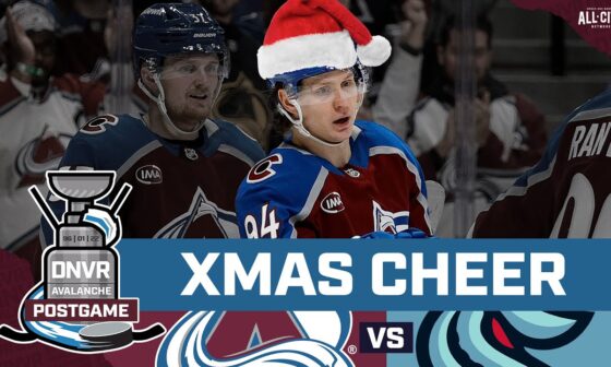 Kiviranta plays Santa Clause as the Colorado Avalanche save Christmas against the Seattle Kraken