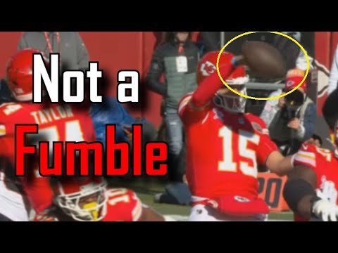 Patrick Mahomes fumble overturned | Kansas City Chiefs Vs Houston Texans