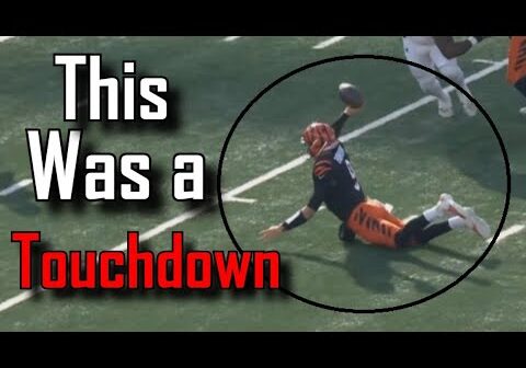 Joe Burrow throws a TD while falling down | Cincinnati Bengals Vs Cleveland Browns