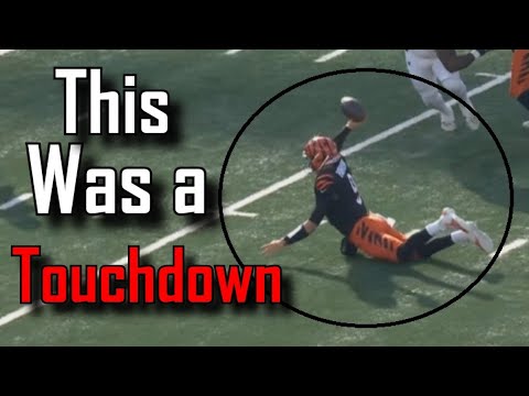 Joe Burrow throws a TD while falling down | Cincinnati Bengals Vs Cleveland Browns