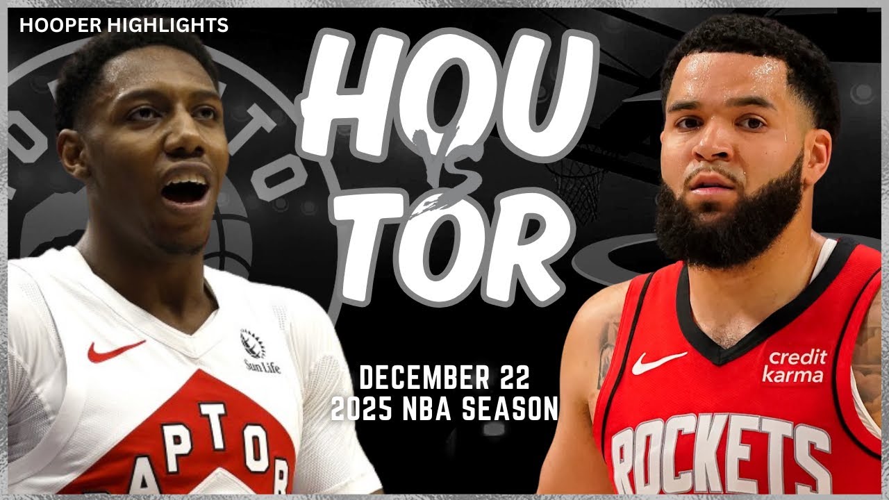 Houston Rockets vs Toronto Raptors Full Game Highlights | Dec 22 | 2025 NBA Season