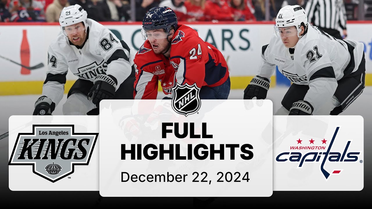 NHL Highlights | Kings vs. Capitals - December 22, 2024