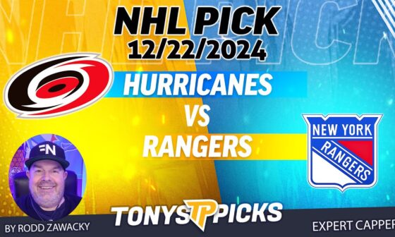 Carolina Hurricanes vs New York Rangers 12/22/24 NHL Pick Prediction