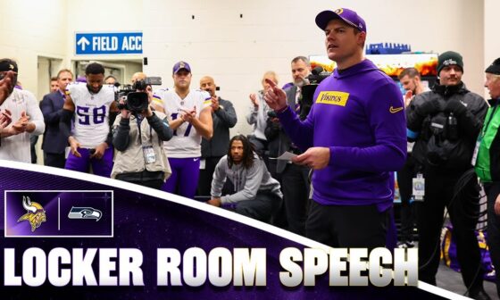 Kevin O’Connell’s Locker Room Speech After Minnesota Vikings Win Over Seattle Seahawks