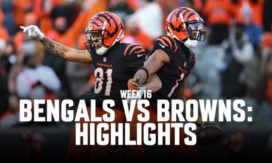 Bengals vs. Browns WIN Highlights | 2024 Regular Season Week 16