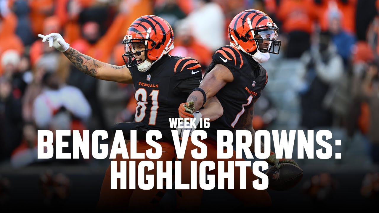 Bengals vs. Browns WIN Highlights | 2024 Regular Season Week 16