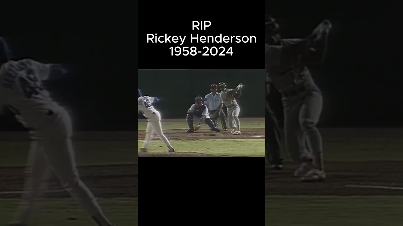 RIP Rickey Henderson. #baseball #mlb