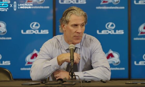 Jared Bednar | Postgame Interview | Avalanche vs Kraken | December 20, 2024