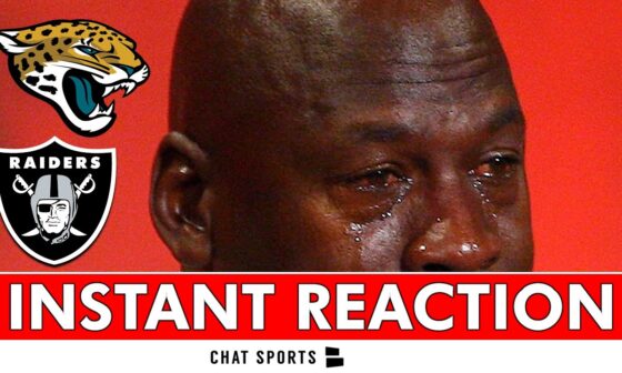 WORST WIN EVER! Raiders vs. Jaguars INSTANT Reaction | Aidan O’Connell Ruins The Tank