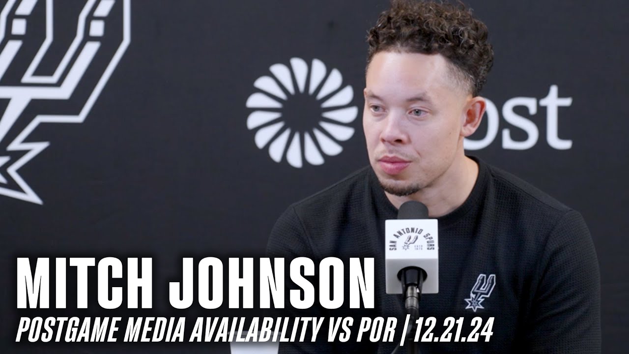 Mitch Johnson Postgame vs Portland Trail Blazers | 12.21.2024