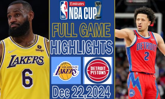 Los Angeles Lakers VS Detroit Pistons Full Game Highlights Dec 23,2024 | NBA Highlights Today