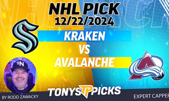 Seattle Kraken vs Colorado Avalanche 12/22/24 NHL Pick Prediction