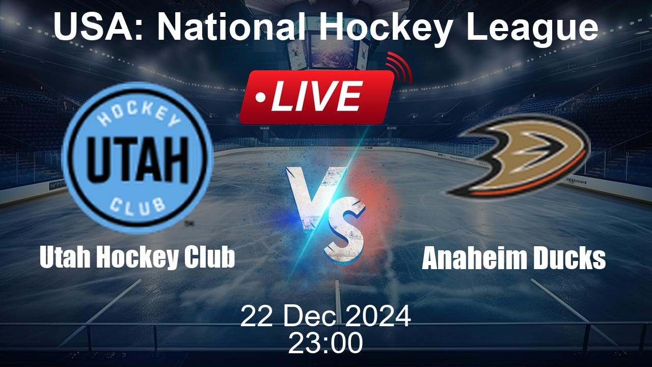 🔴 LIVE: Utah Hockey Club vs Anaheim Ducks - Ice Hockey Live Score - USA National Hockey League