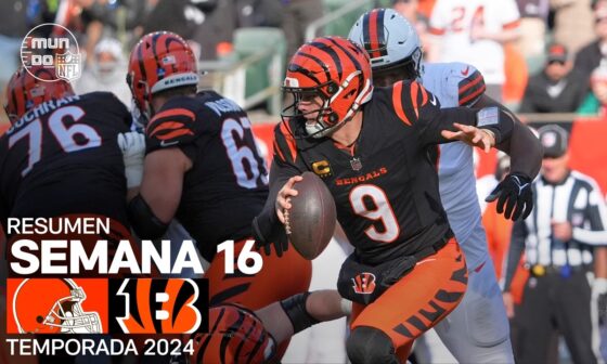 Cleveland Browns vs. Cincinnati Bengals | Resumen NFL en español - Semana 16 | NFL Highlights 2024