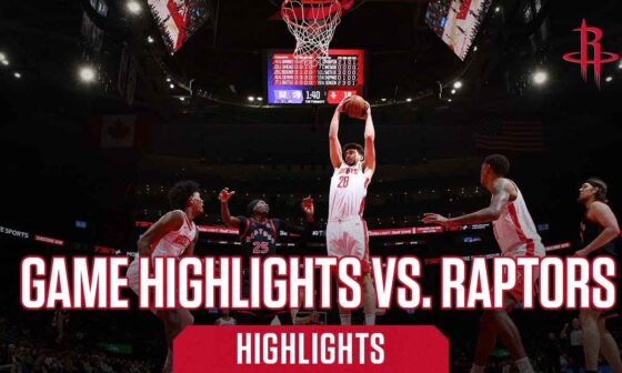 Houston Rockets Full Highlights vs. Toronto Raptors