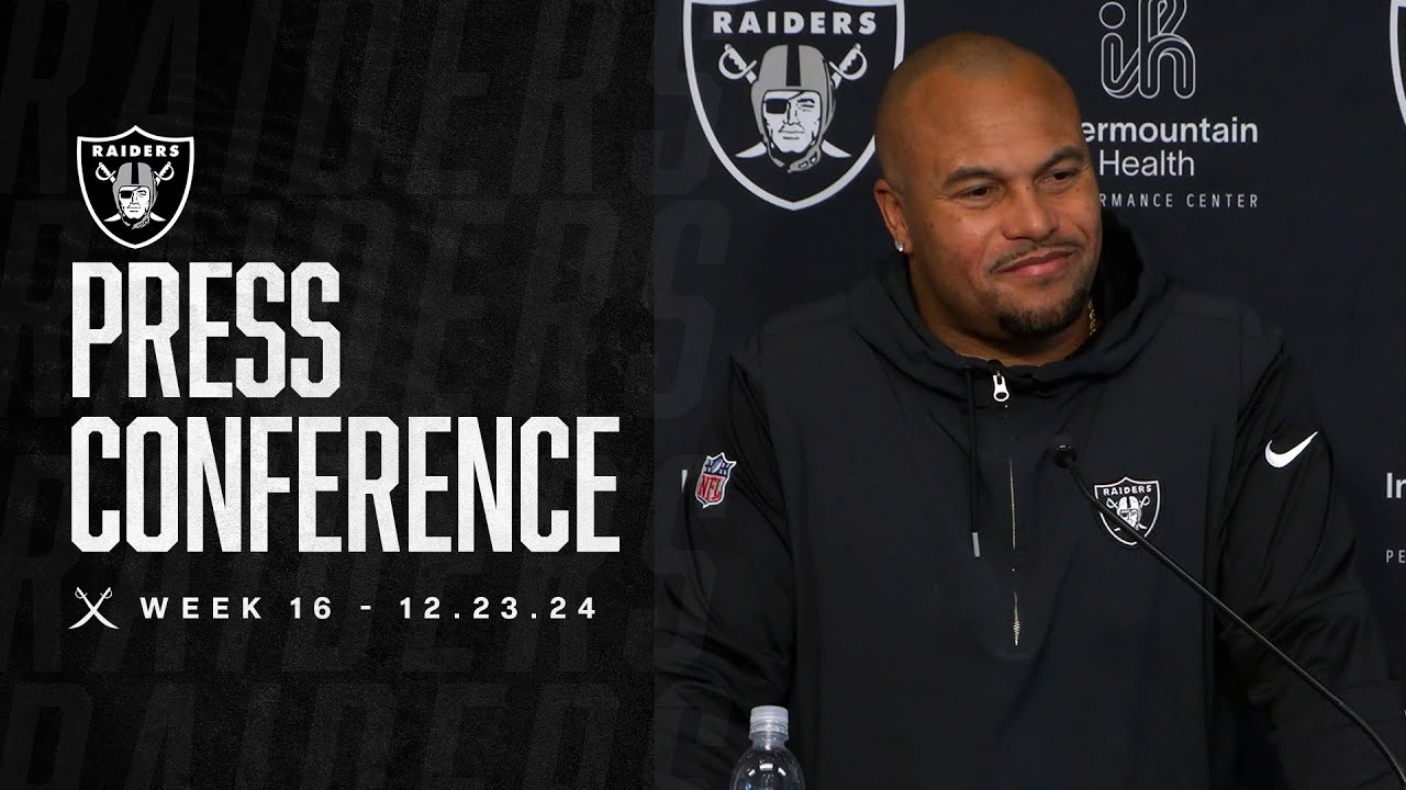 Coach Pierce Presser - 12.23.24 | Raiders | NFL