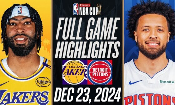 LAKERS vs PISTONS FULL GAME HIGHLIGHTS DECEMBER 23, 2024 NBA FULL GAME HIGHLIGHTS TODAY 2K25