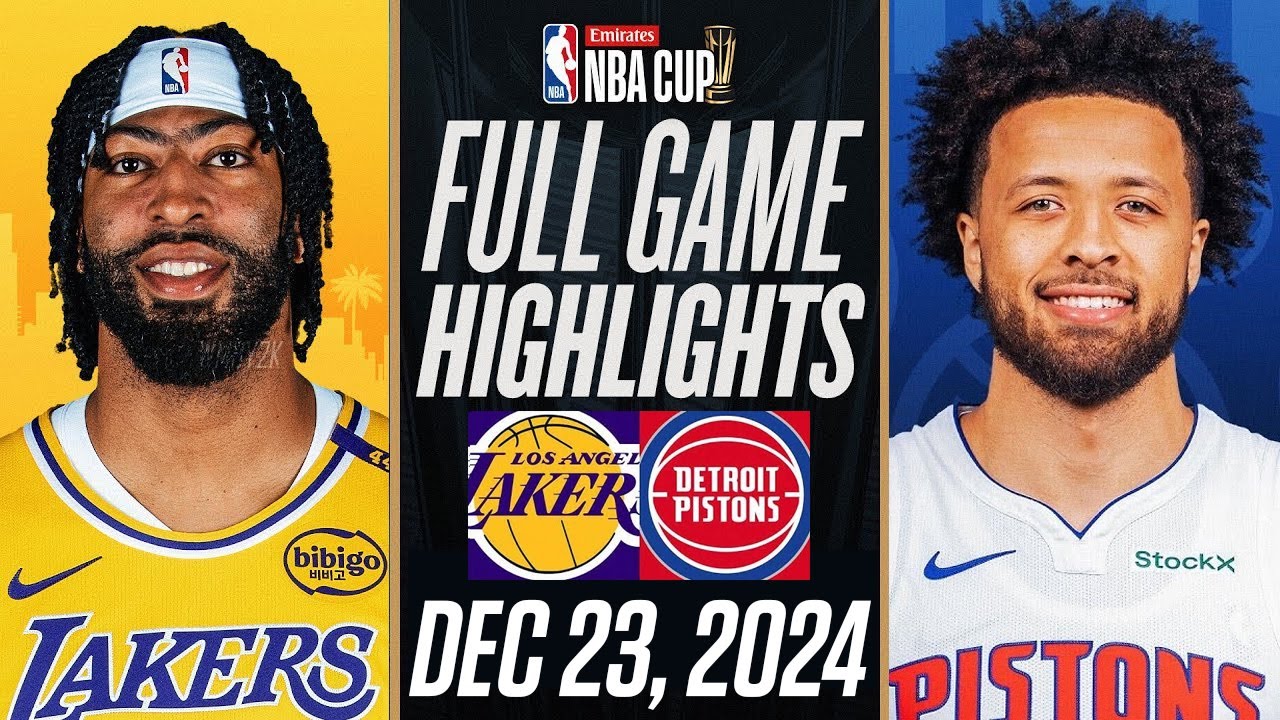 LAKERS vs PISTONS FULL GAME HIGHLIGHTS DECEMBER 23, 2024 NBA FULL GAME HIGHLIGHTS TODAY 2K25