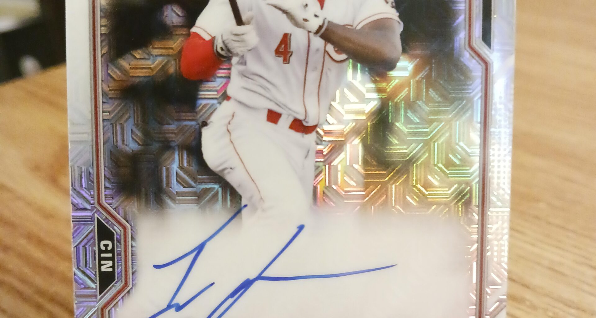 Posting a Reds autographed card every day until we win the World Series. Day 558: Ivan Johnson