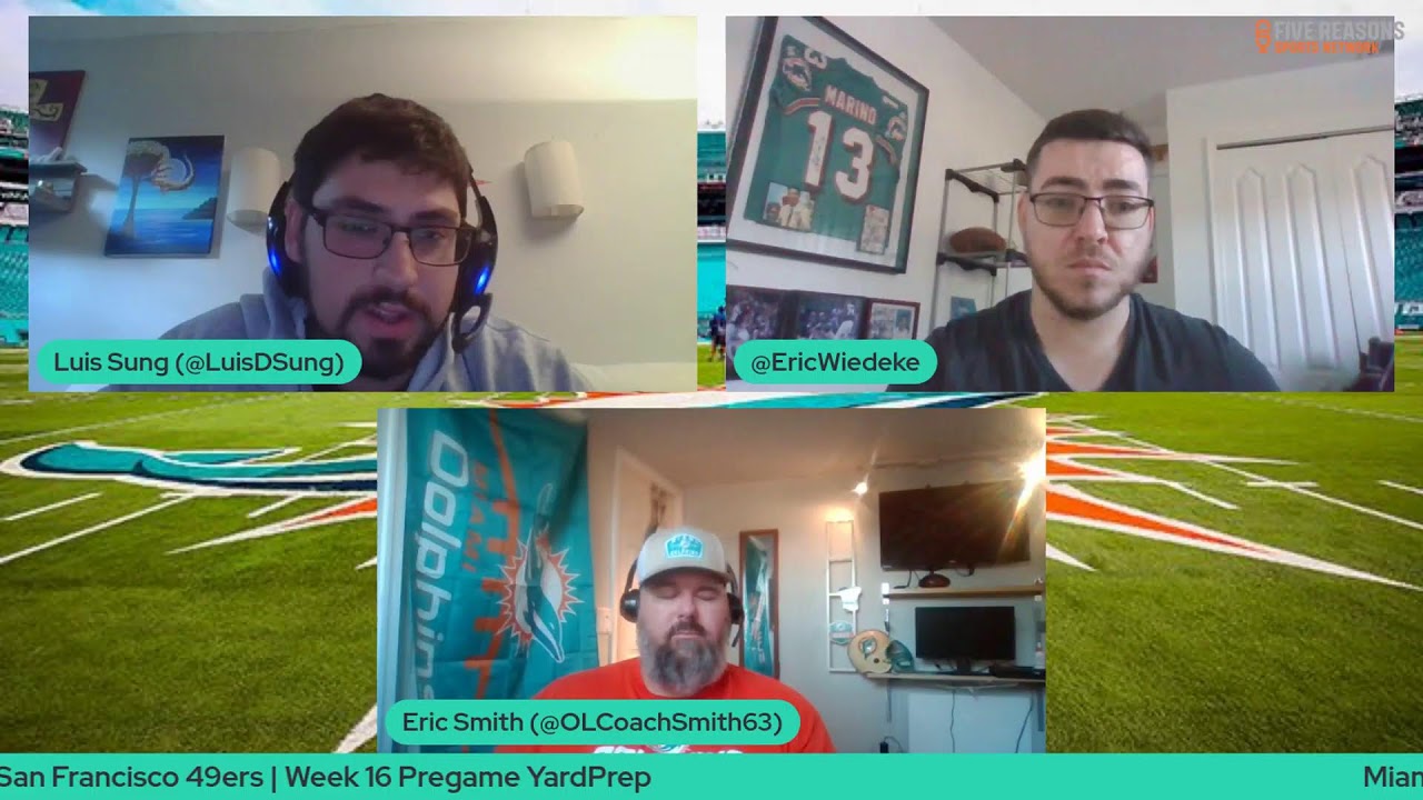 Miami Dolphins vs San Francisco 49ers | Week 16 Pregame Yard Prep