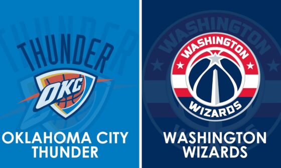 Oklahoma City Thunder vs Washington Wizards NBA Live Scoreboard