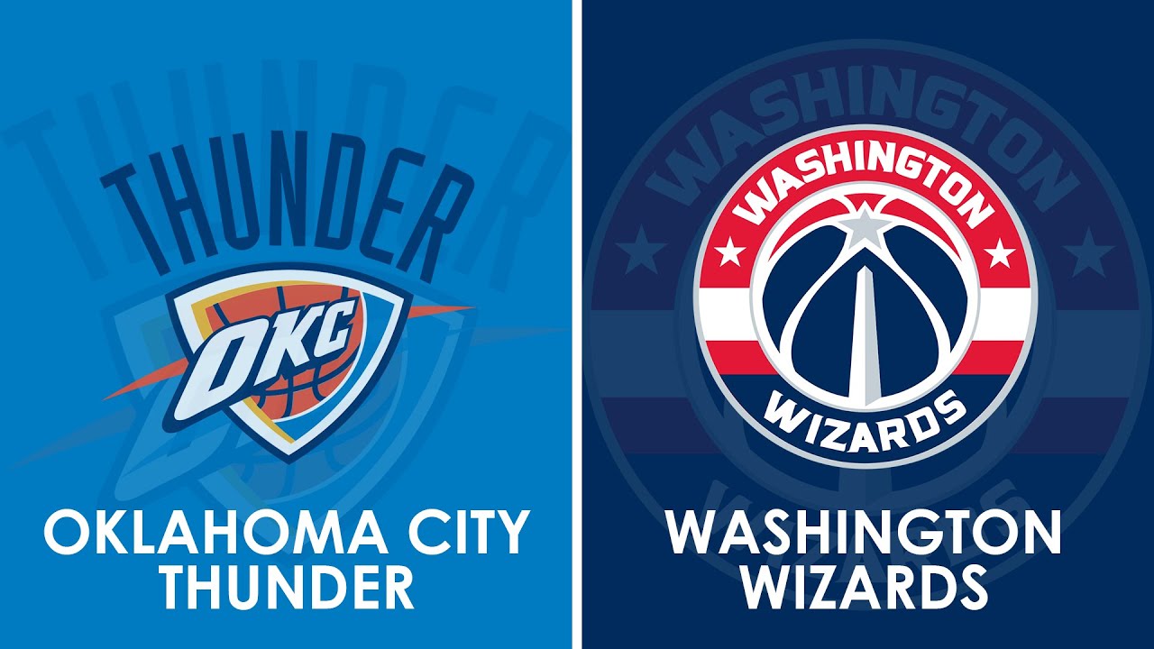 Oklahoma City Thunder vs Washington Wizards NBA Live Scoreboard