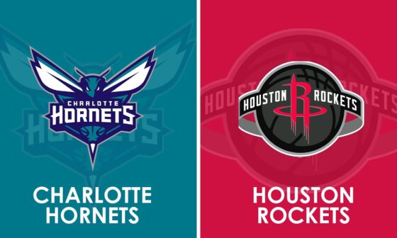 Charlotte Hornets vs Houston Rockets NBA Live Scoreboard