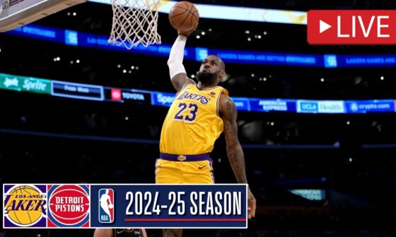 NBA LIVE! LA Lakers vs Detroit Pistons | December 23, 2024 | Pistons vs Lakers LIVE NBA 2K25