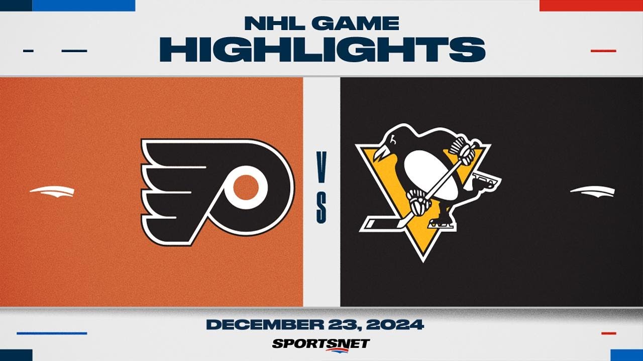 NHL Highlights | Flyers vs. Penguins - December 23, 2024