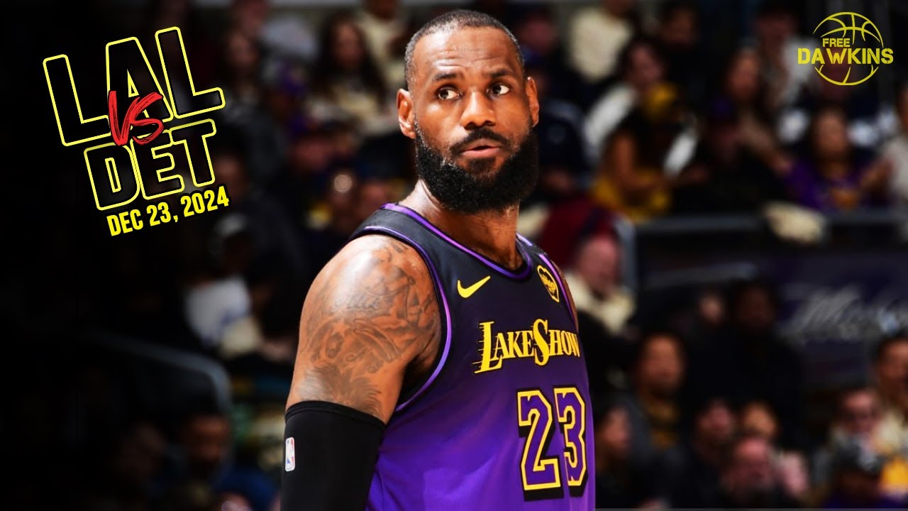 Los Angeles Lakers Full Team Highlights vs Pistons | Dec 23, 2024  | FreeDawkins