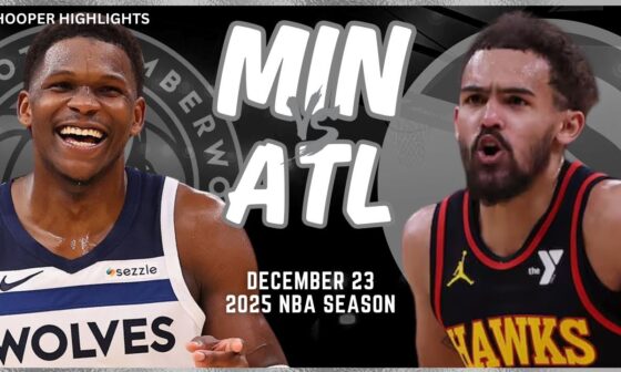 Minnesota Timberwolves vs Atlanta Hawks Full Game Highlights | Dec 23 | 2025 NBA Season