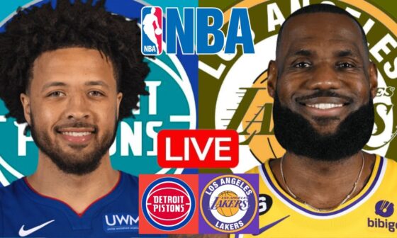 LIVE: DETROIT PISTONS vs LOS ANGELES LAKERS | NBA | PLAY BY PLAY | SCOREBOARD