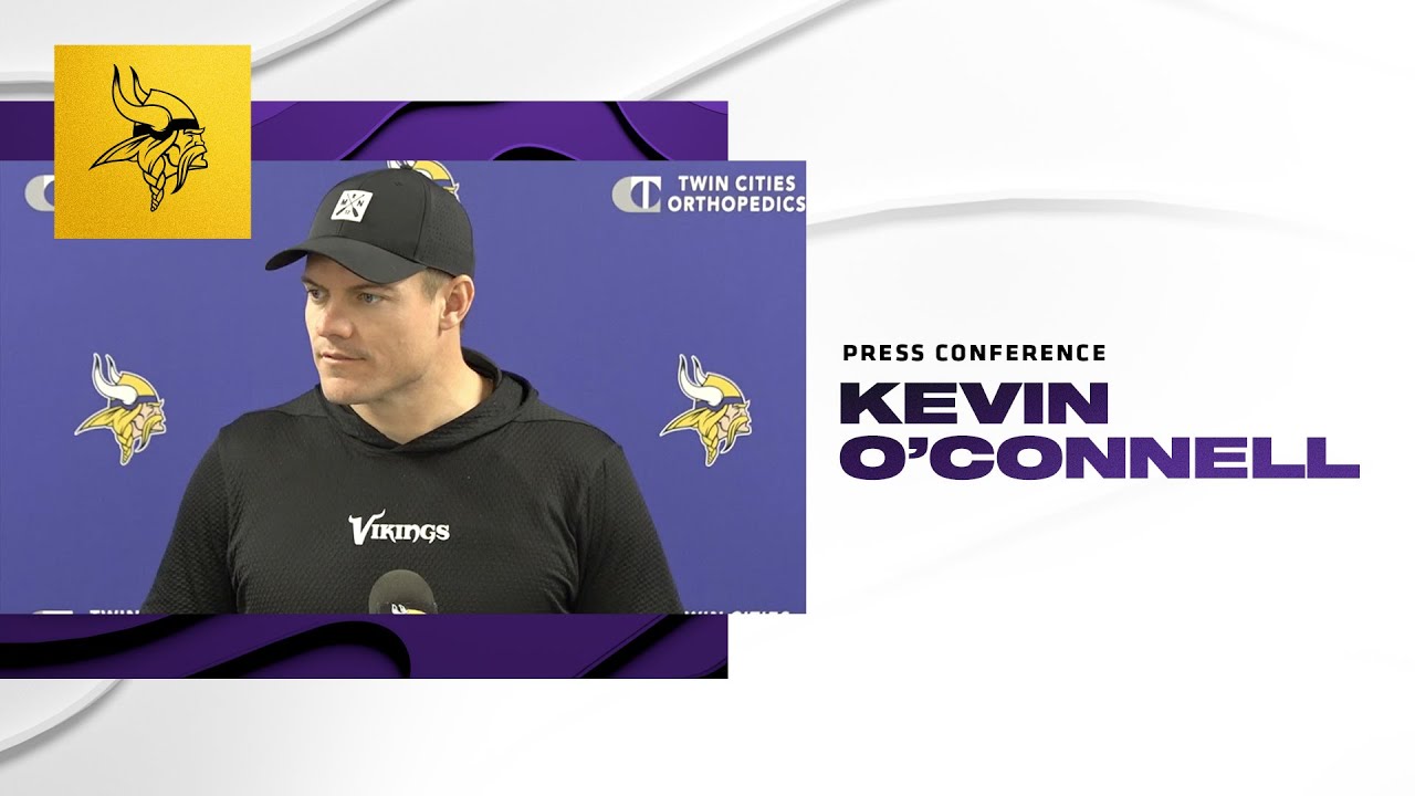 Kevin O'Connell Talks Injury Updates, Receiving A Game Ball, Sam Darnold-Justin Jefferson Connection